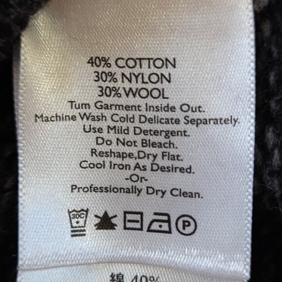 Eddie Bauer Men's Wool Blend Henley Sweater sz Medium - Picture 6 of 7